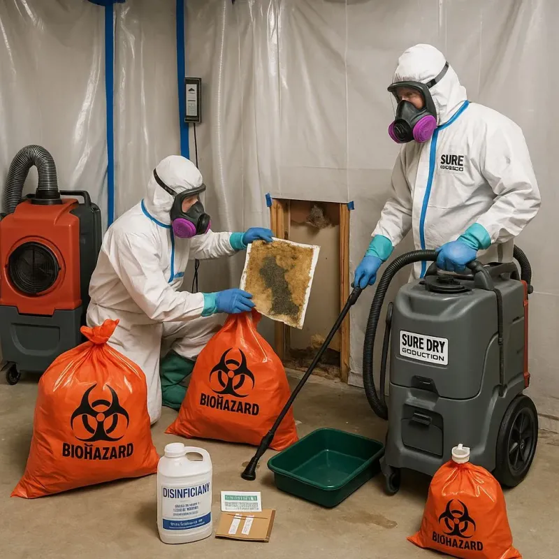 Contaminated Water Handling Protocols process in Bureau County, IL